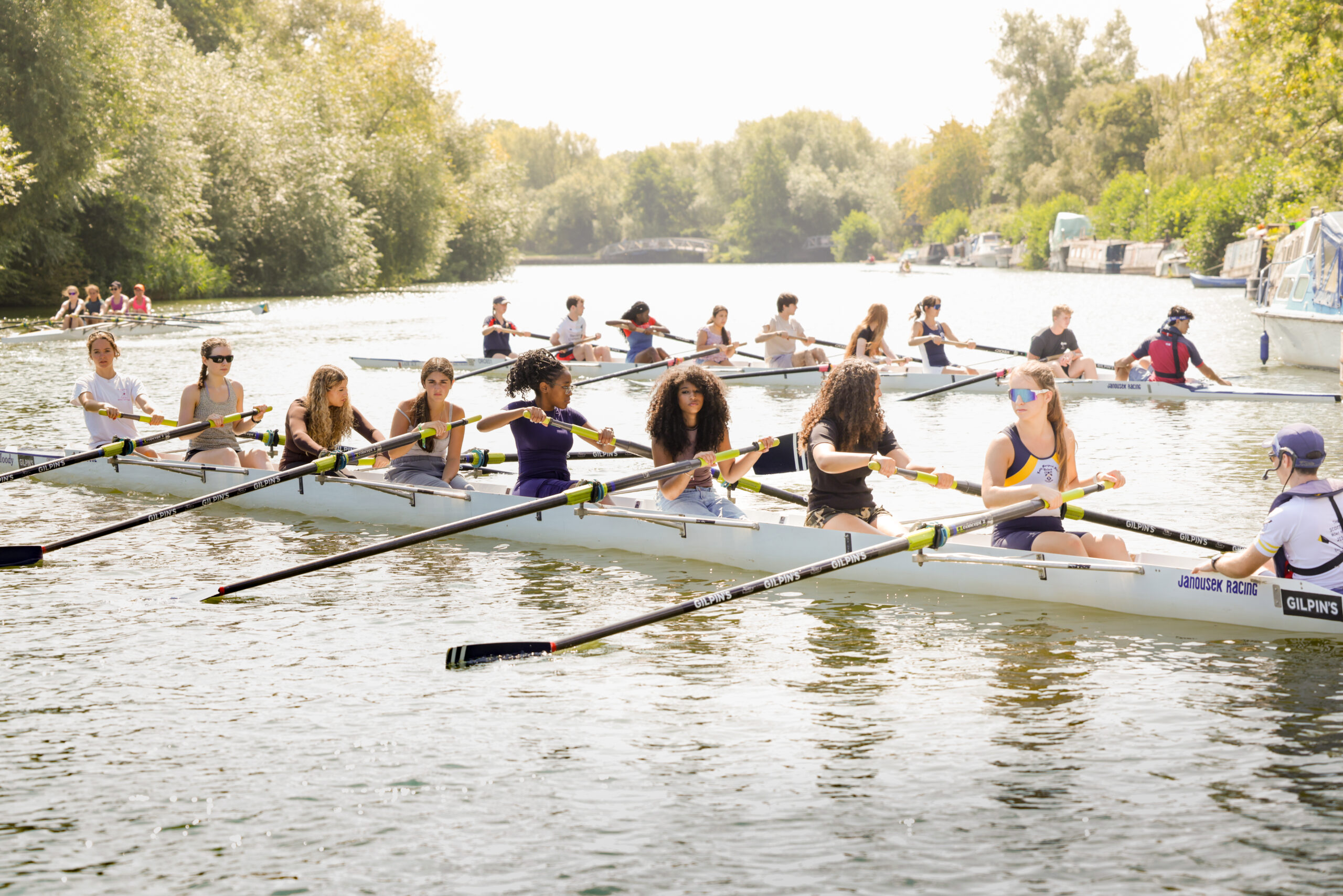 Rowing on River Thames